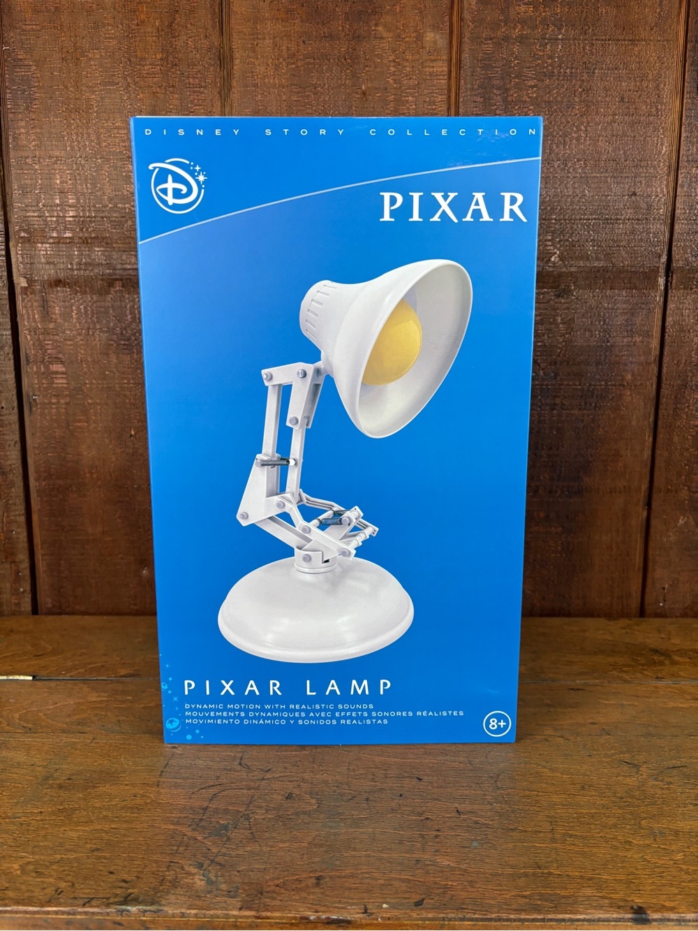 Disney D23 Pixar Lamp With Motion And Sounds NIB Luxo Jr 40th Anniversary Toy